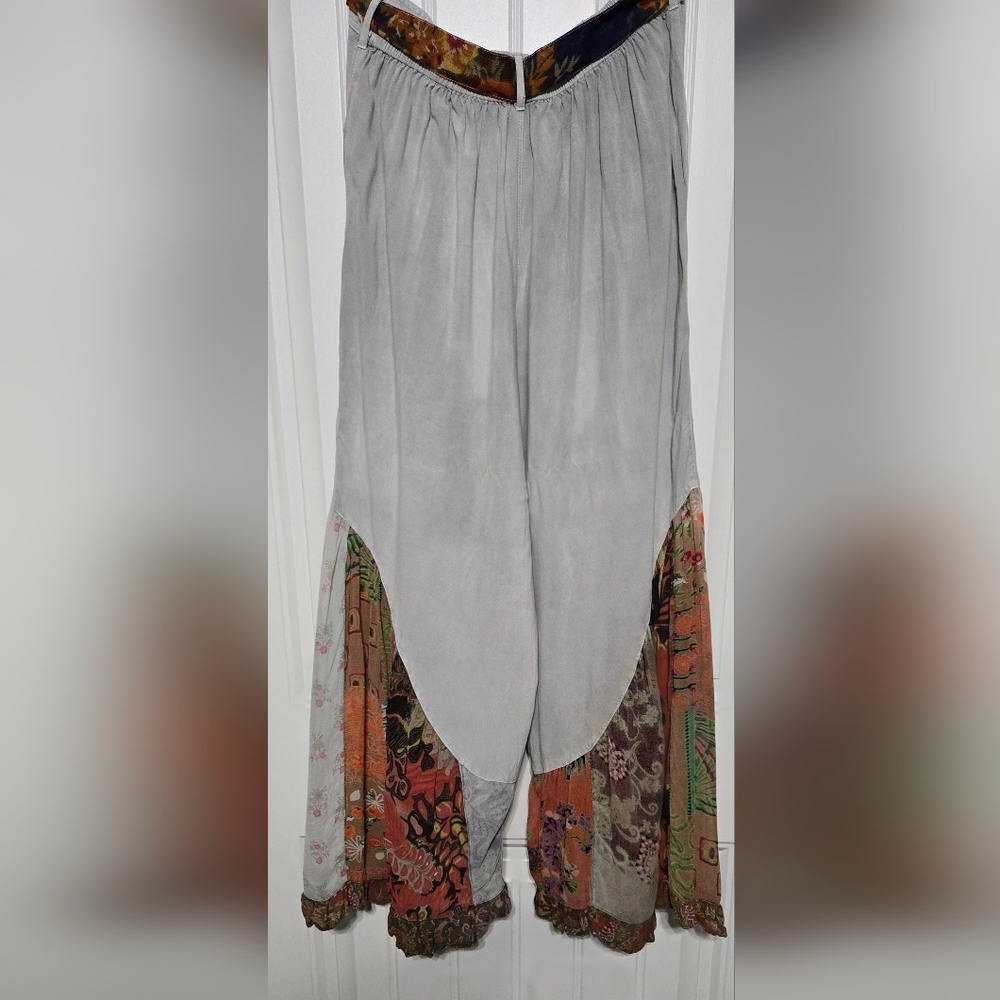 🌟LAST ONE🌟 #407 Young Threads - Grey Patchworks Pants - Picture 2 of 2